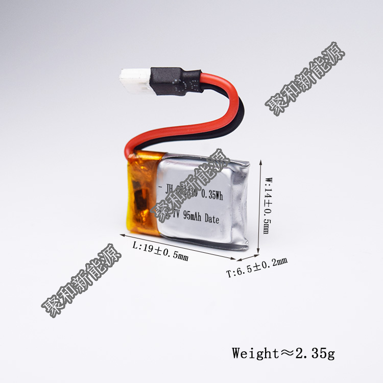 651419 3.7v 90mah lithium polymer battery for rc li-po helicopter battery
