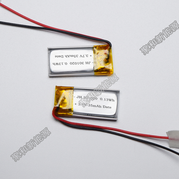 Best selling 301020 lithium polymer battery 35mah Bluetooth headset Intelligent electronic factory direct sales